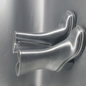 INC Everett Block Heel Square Toe Versatile Rainboot 10M